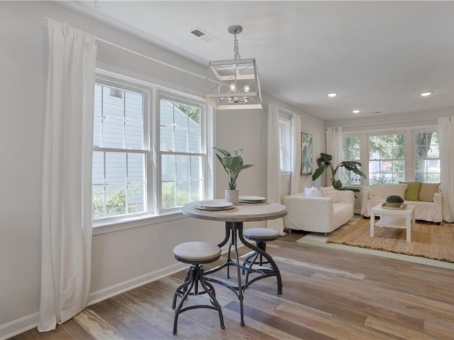 Dining area and Living room